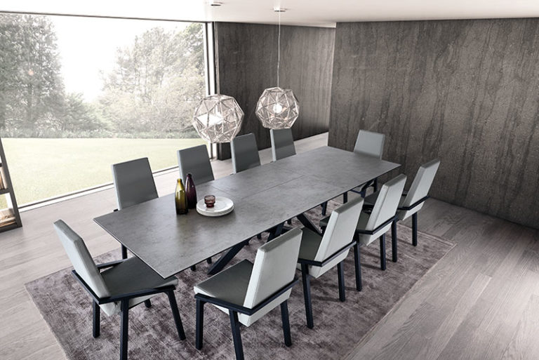 Table Extensible 120 240 Cm Allonge Intégrée Janik