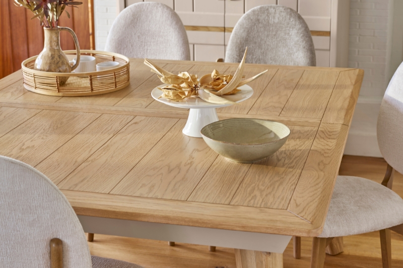 Table à manger bois massif ALVA