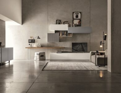 4 modèles de meubles TV déstructurés pour un salon contemporain