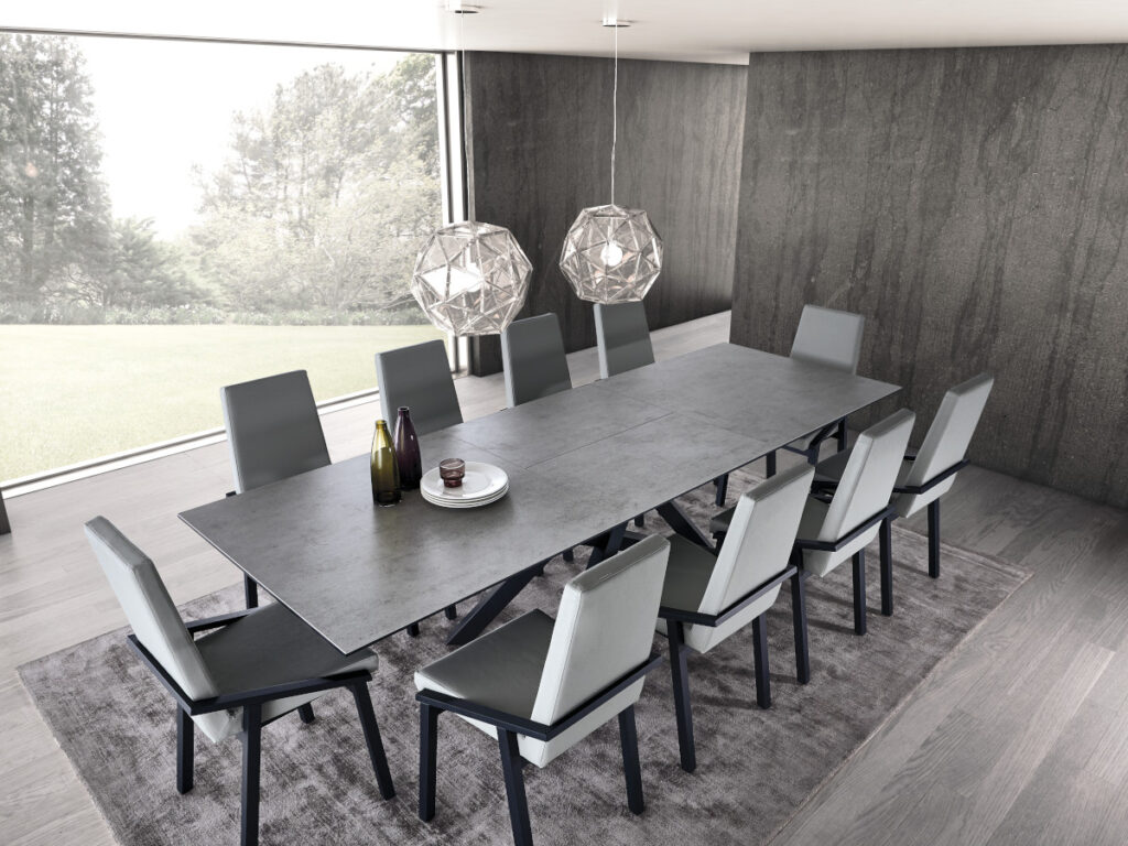 Table De Jardin En Bois 180-240cm - Almeria - Grande Table Rectangulaire Avec Rallonge Eucalyptus. - Table de jardin