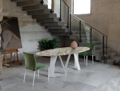 Au séjour : et si vous osiez la table ovale ?