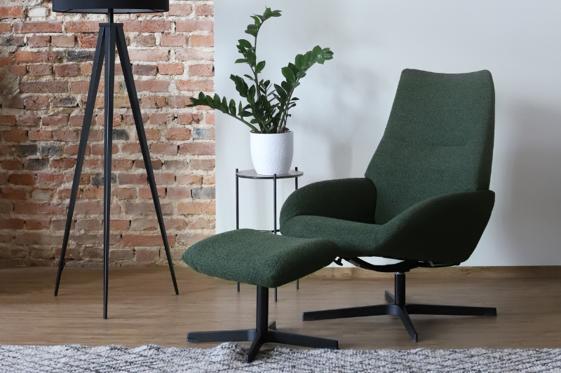 Fauteuil vert LOTUS