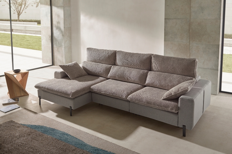 Canapé gris ALLEGRA Ameublier