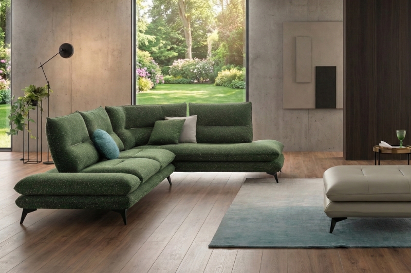 Canapé vert LIBRA Ameublier