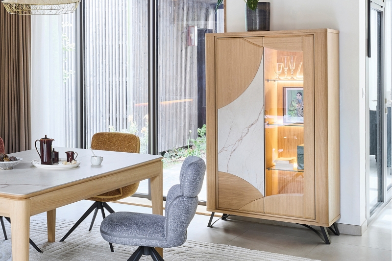 Vitrine meuble de complément RIVIERA Ameublier